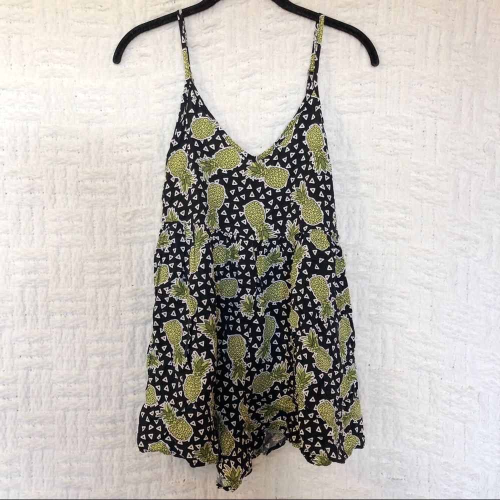 Tropical Beach Pineapple Romper